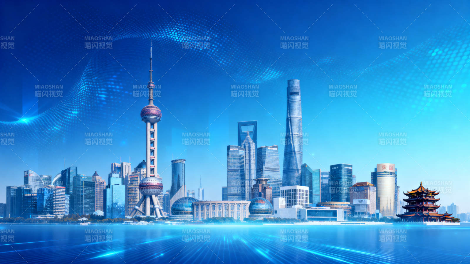 未来都市夜景-图片