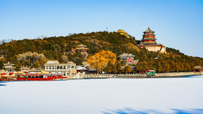 颐和园冬景-摄影图
