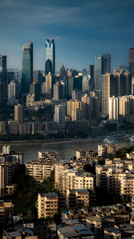 城市天际线图片