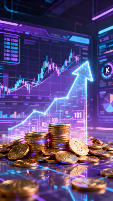 幣價飆升趨勢圖圖片