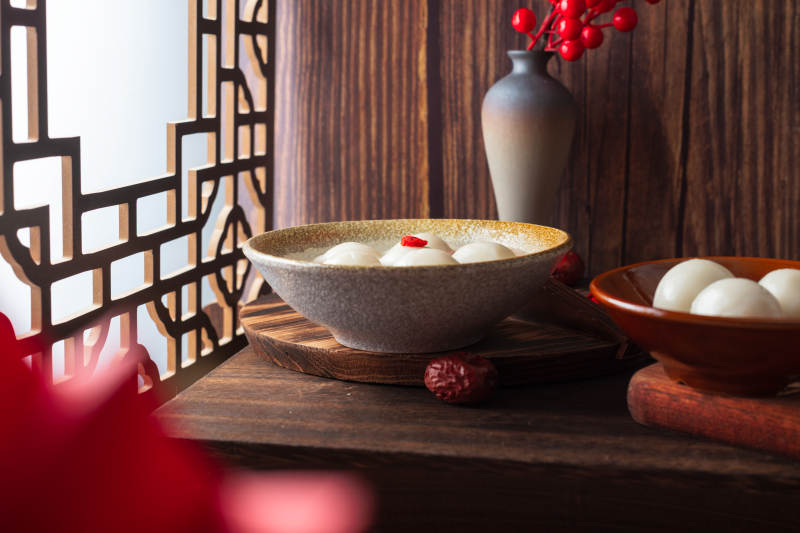 元宵佳节团圆饭图片