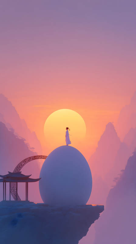 东方韵味山水画意境唯美图片