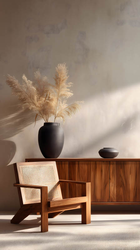 现代简约风格室内布置休闲舒适惬意空间图片