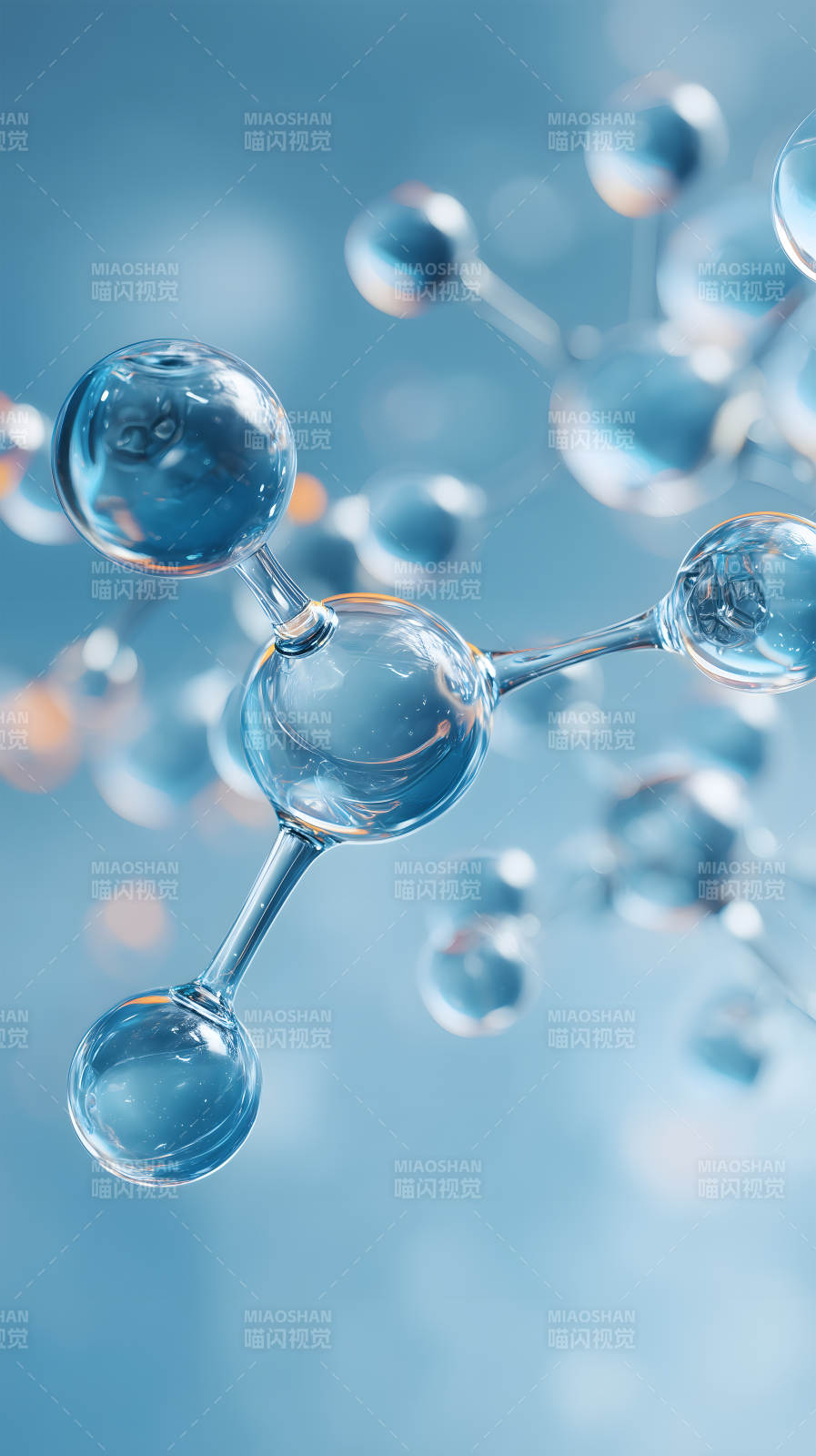 分子结构图科学艺术图片