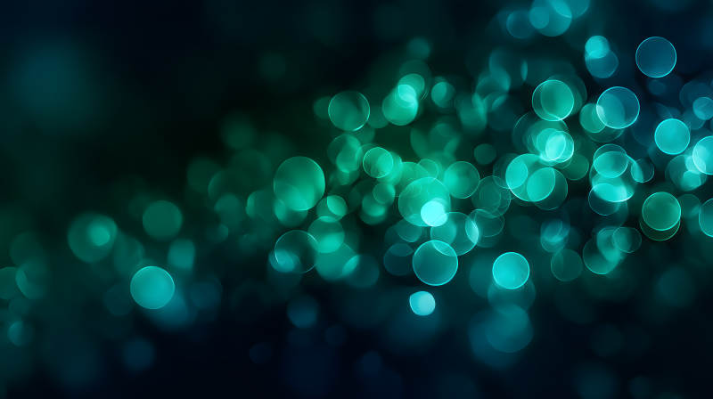 绿色光斑背景图梦幻渐变光晕图片