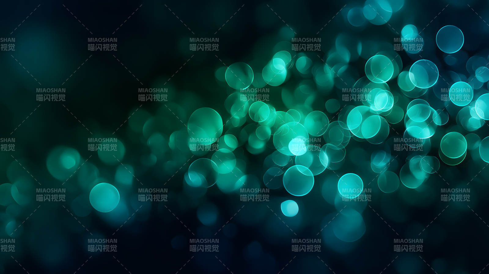 绿色光斑背景图梦幻渐变光晕图片