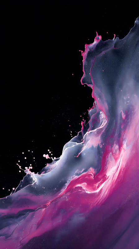 液体飞溅的抽象艺术图片