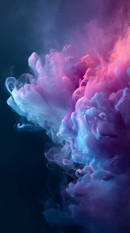绚丽多彩的烟雾渲染艺术图片