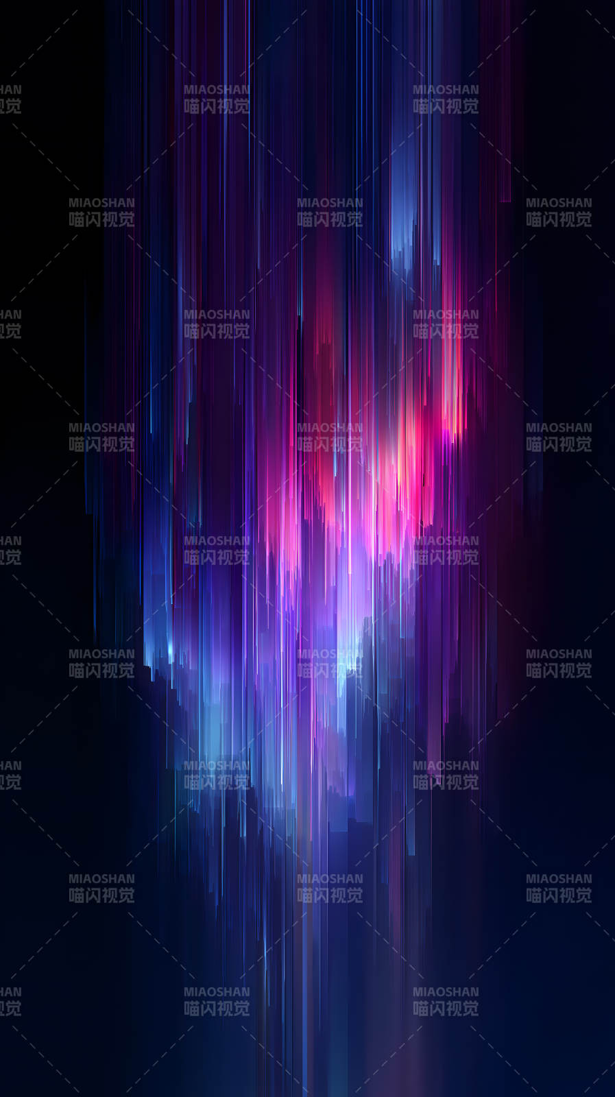 抽象光线交织的霓虹色彩图片