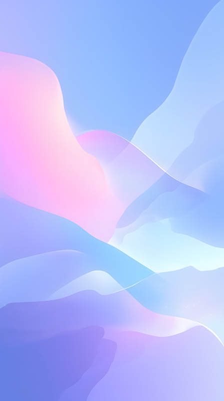 抽象的柔和色彩和几何形状的视觉呈现图片