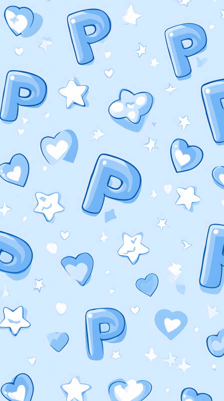 可爱的蓝色婴儿图案图片