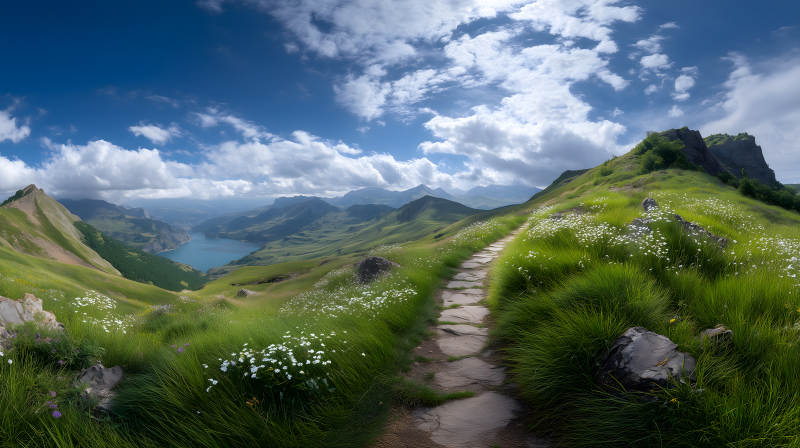 山间小路通幽处图片