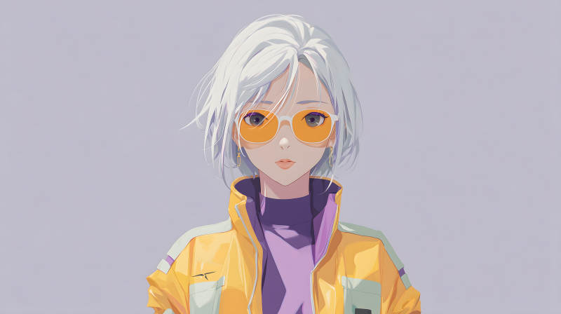 时尚酷炫的动漫少女图片