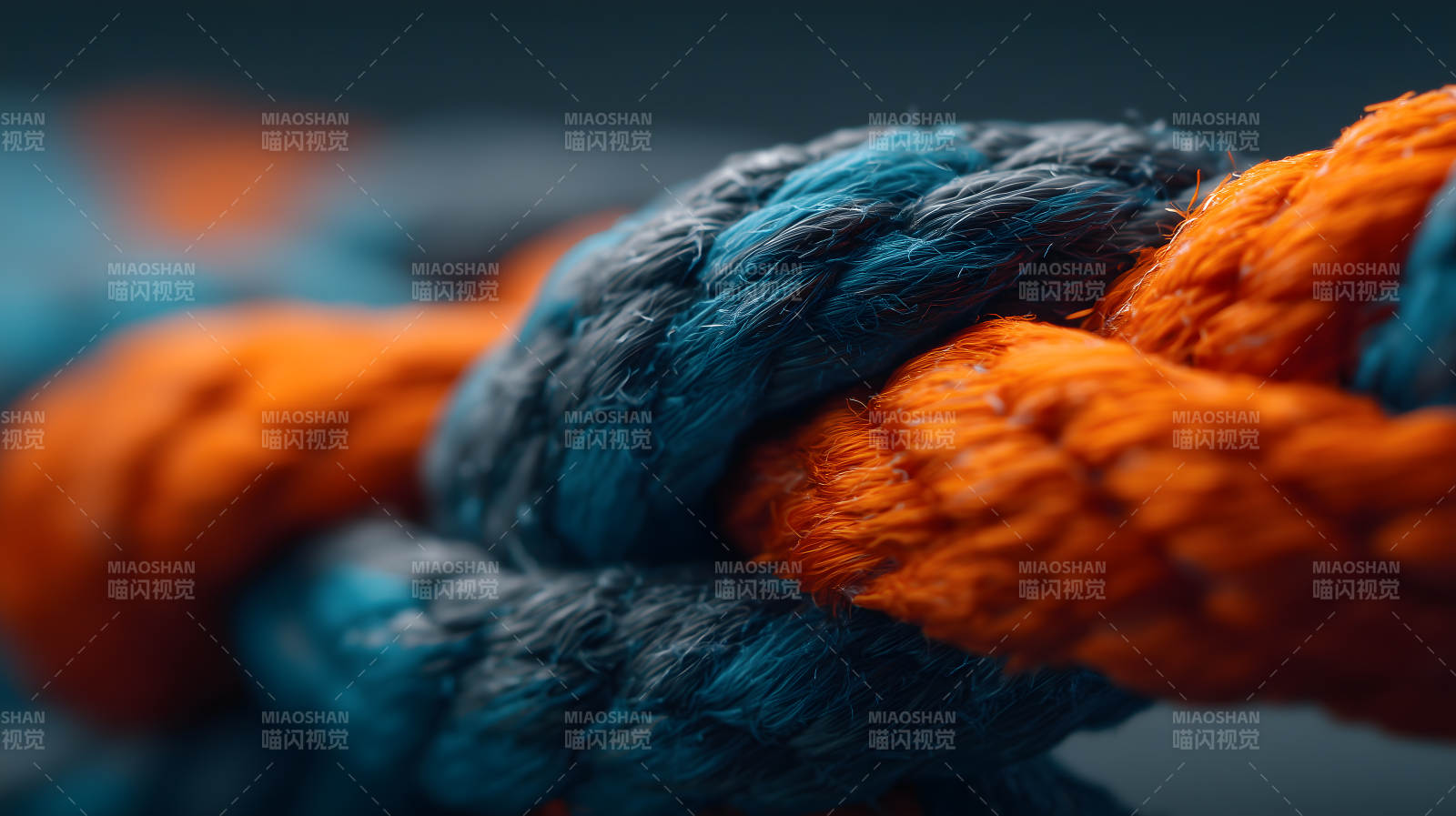 编织绳索的艺术之美图片