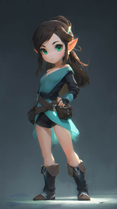 翠衣小精灵的冒险图片