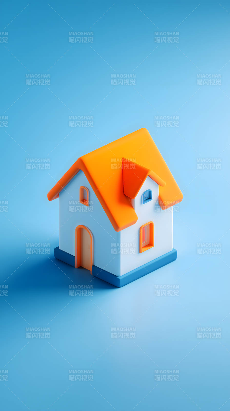 简约风格的卡通小屋图片