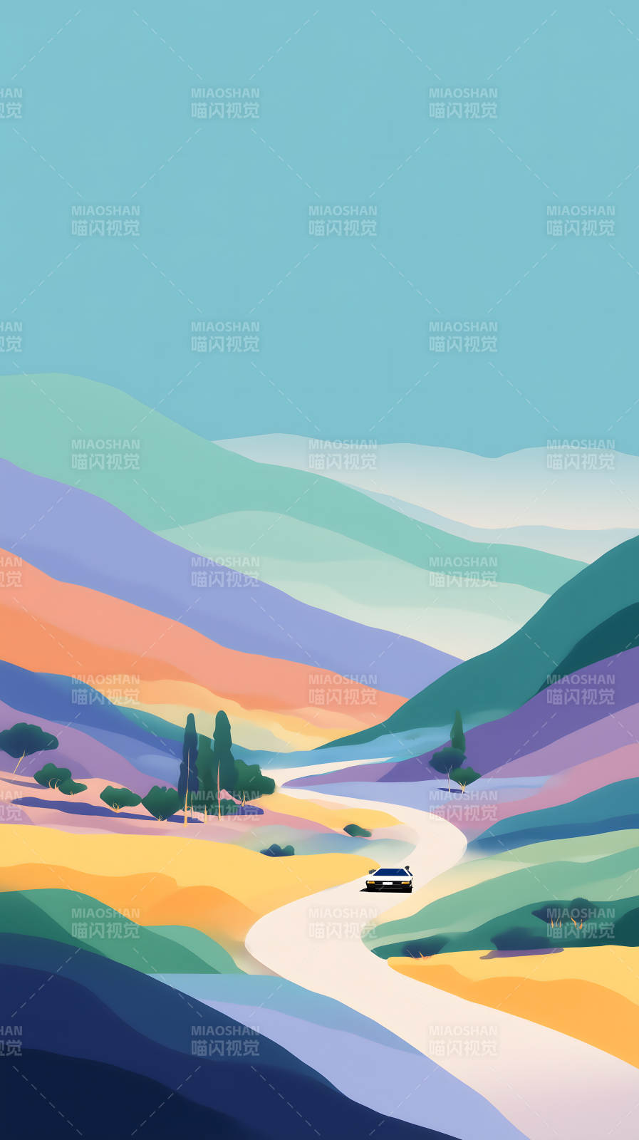 梦幻山谷公路旅行图片