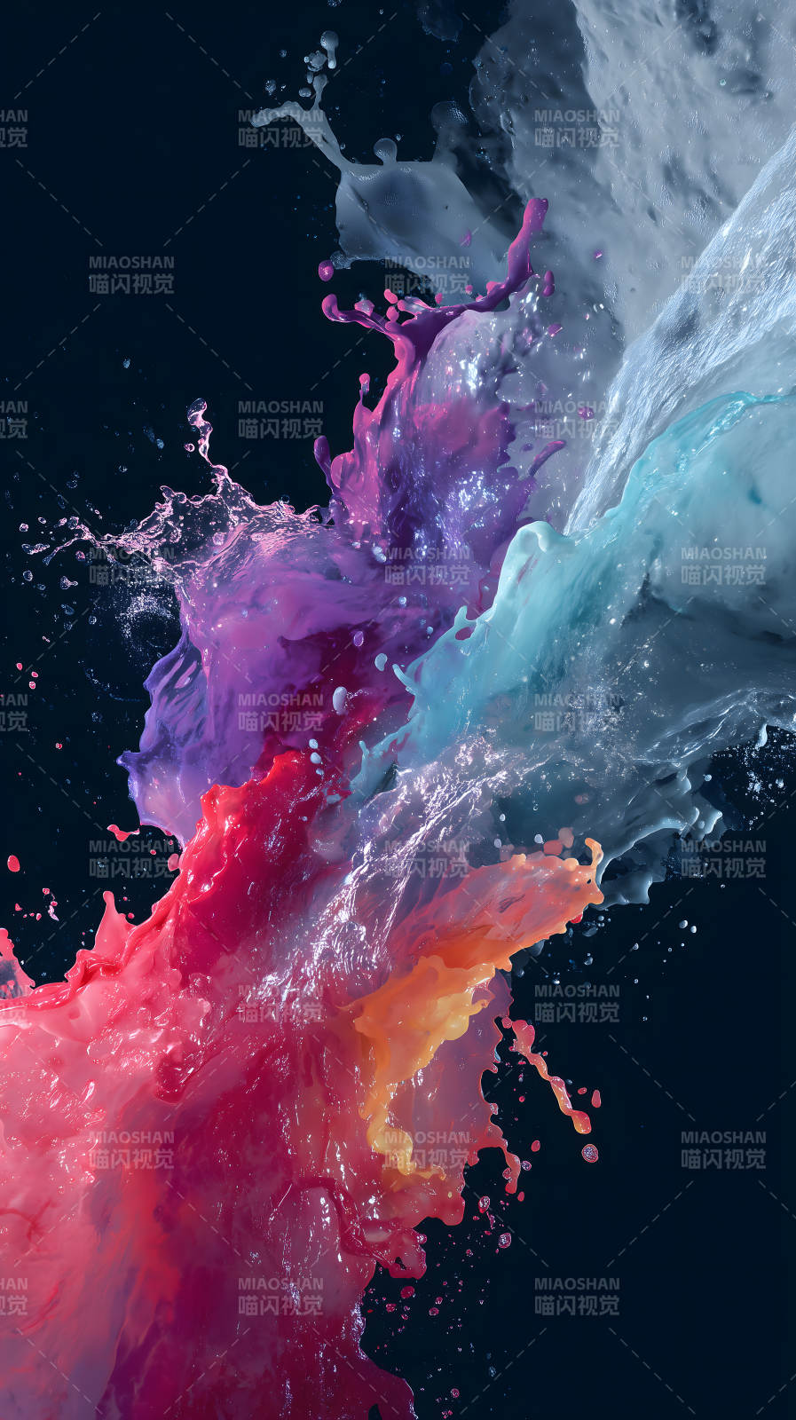 色彩碰撞的绚丽瞬间图片