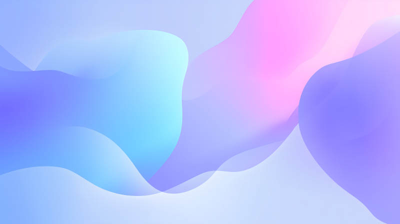 梦幻般的渐变色波浪图片