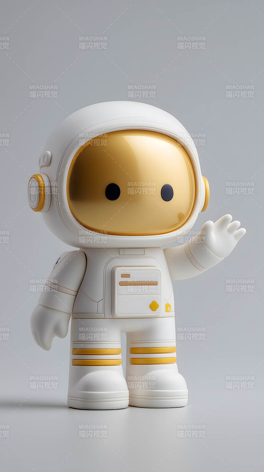 可爱的宇航员机器人玩具图片