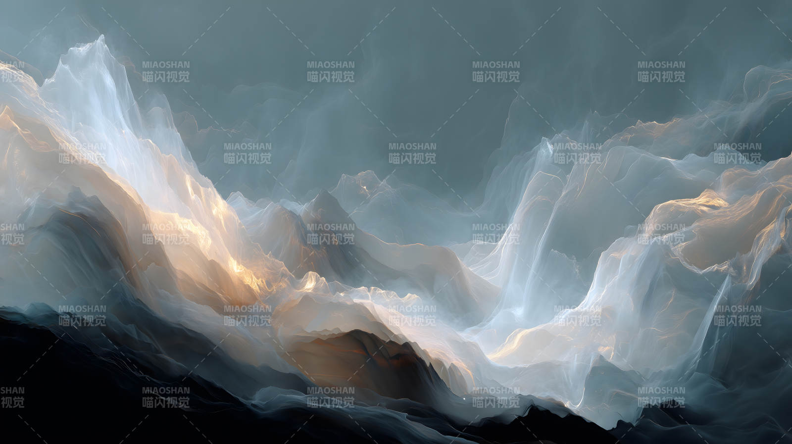 梦幻般的山峦奇景图片