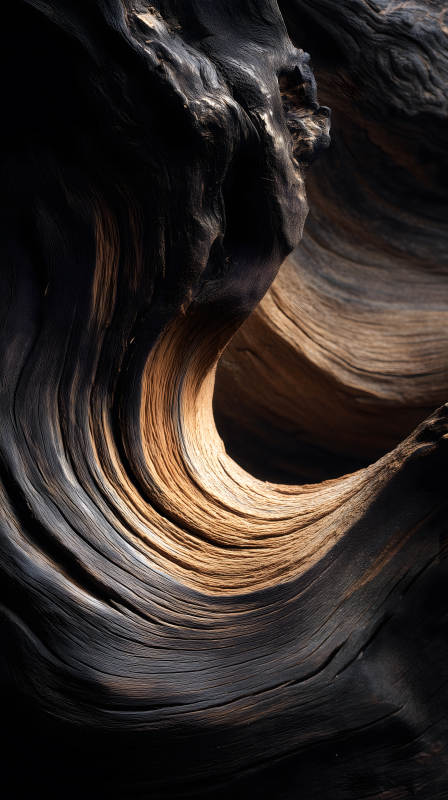 古老树根的纹理之美图片