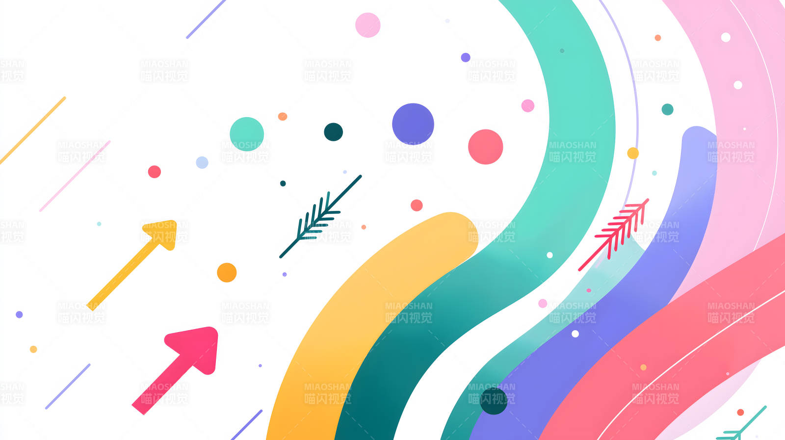 多彩抽象几何背景图图片