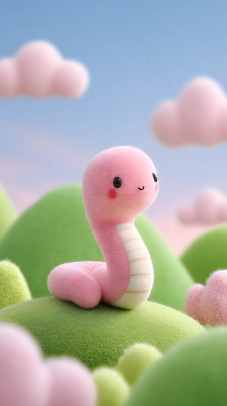 粉嫩小蛇的梦幻世界图片