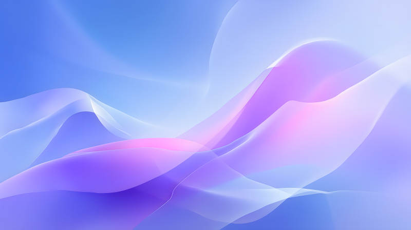 梦幻般的紫色蓝色波浪图片