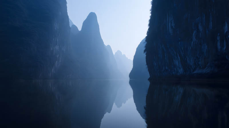 漓江山水宁静之美图片