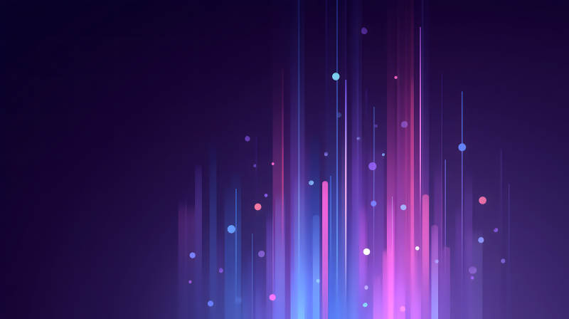 炫彩光束与流光溢彩图片