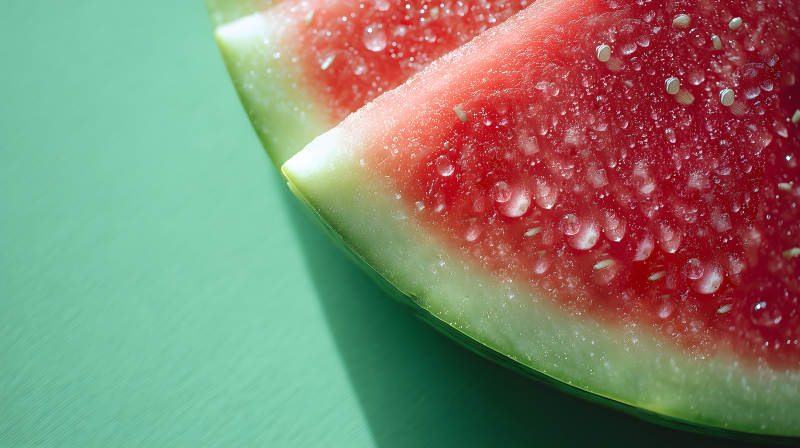 盛夏甜蜜多汁西瓜图片