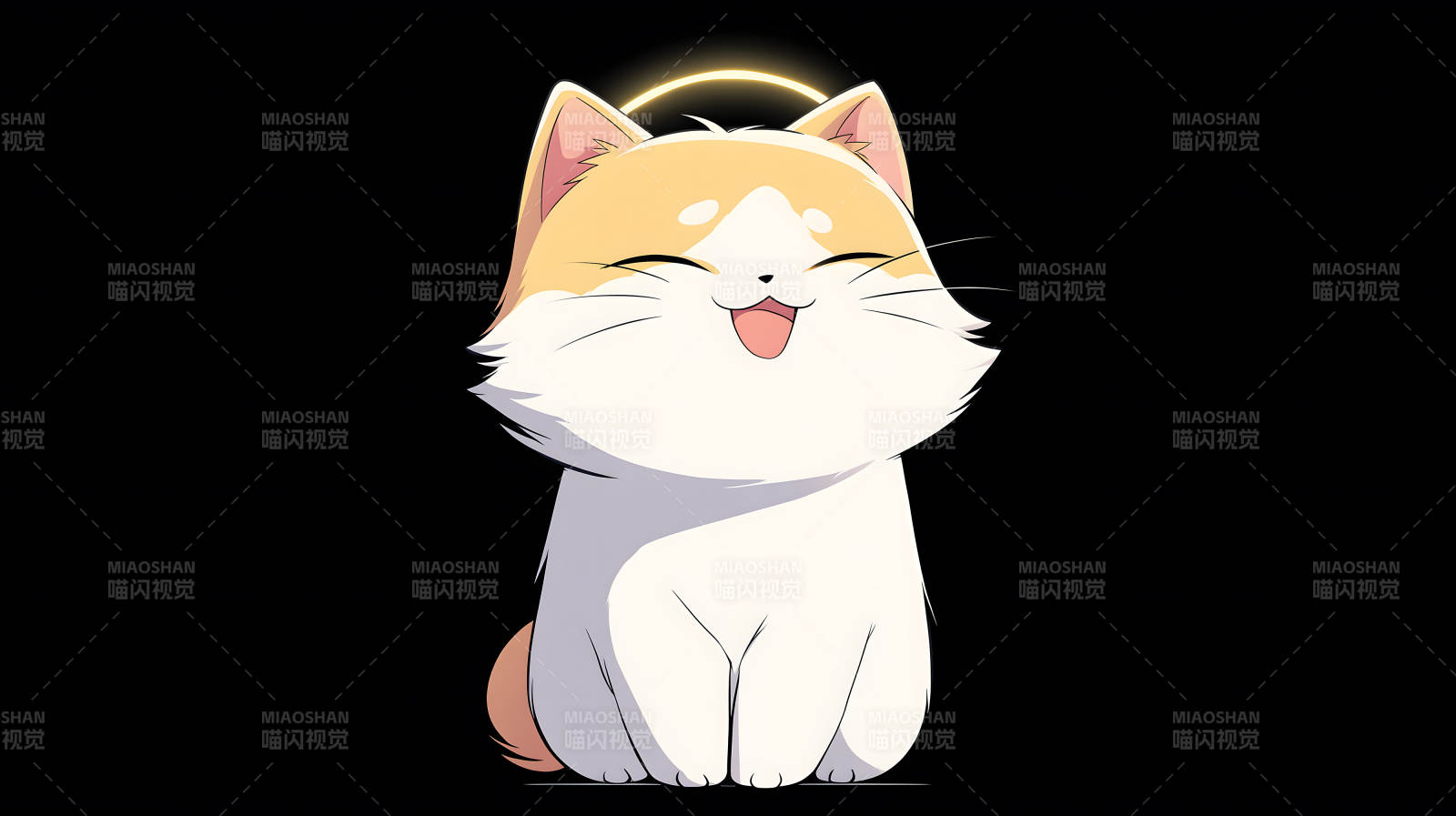 可爱的小猫咪天使图片