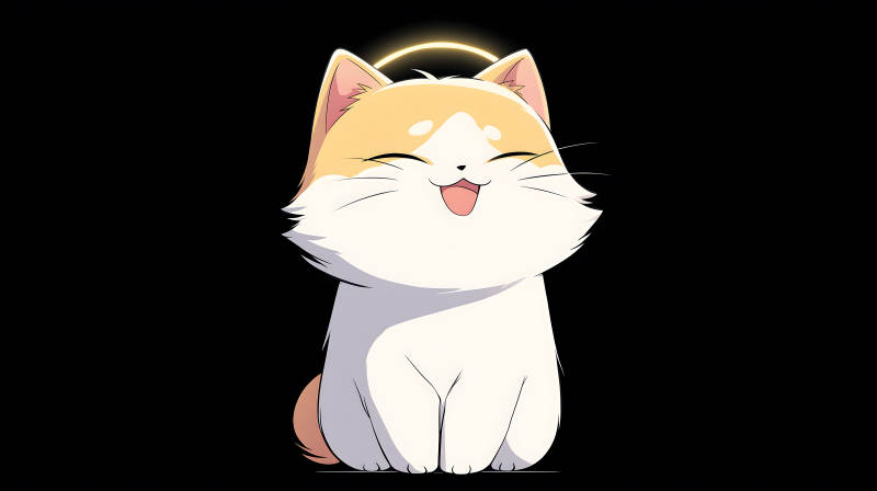 可爱的小猫咪天使图片