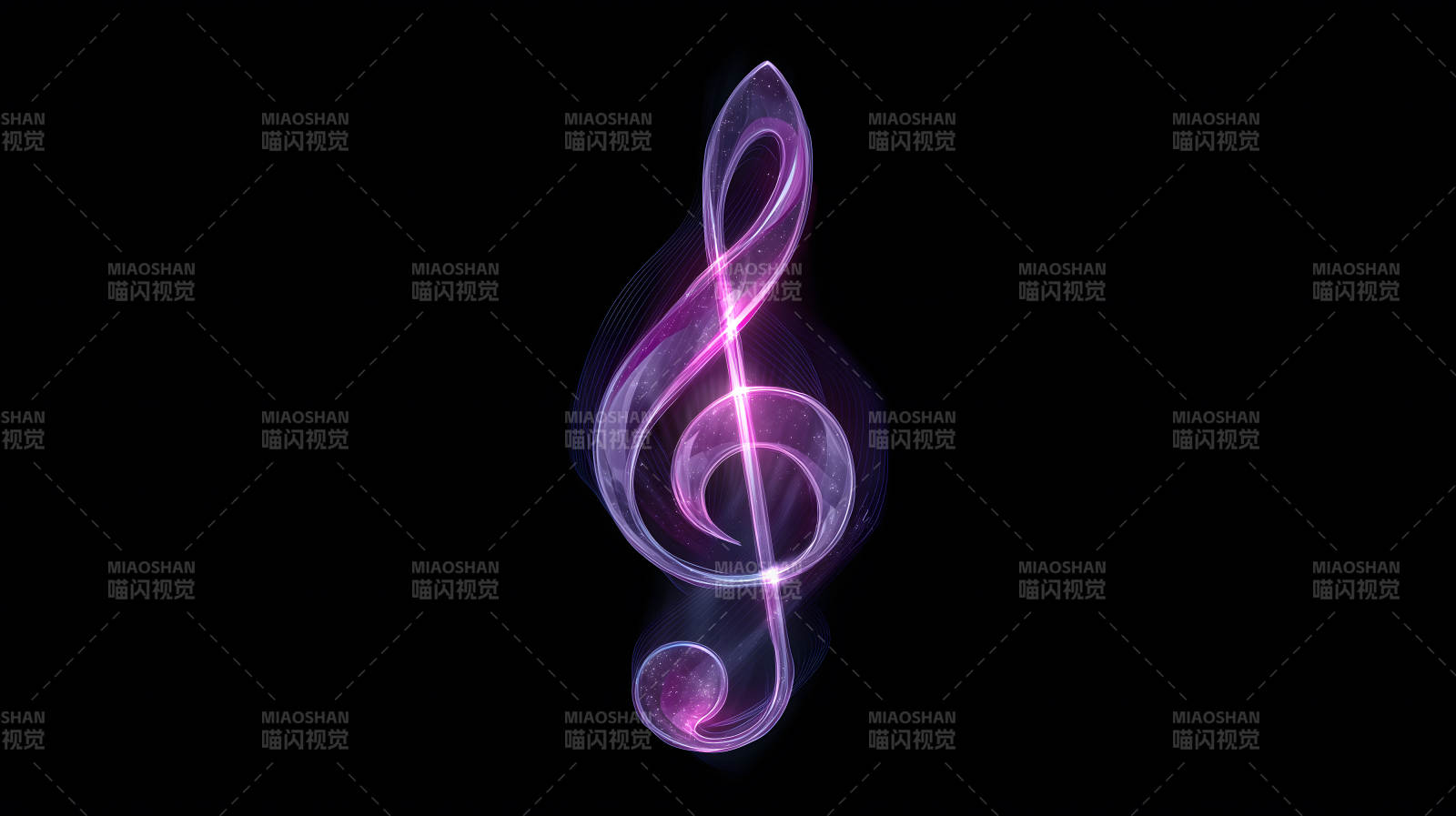 梦幻般的音乐符号图片