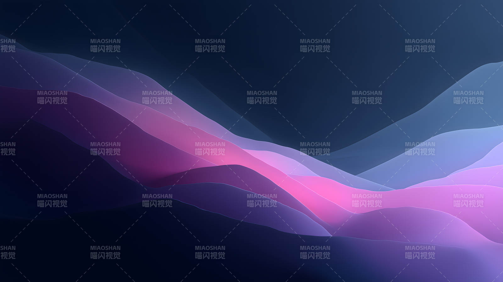 梦幻般的紫色山峦图片