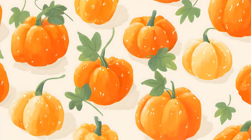 秋日南瓜采摘丰收图图片