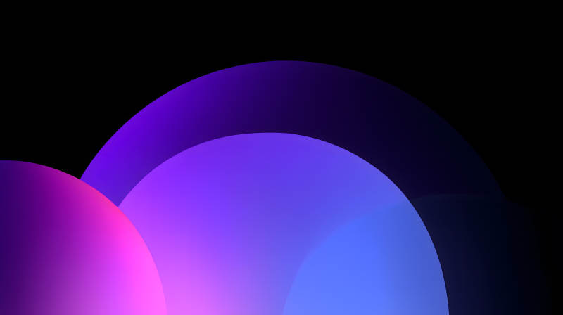 梦幻般的紫色渐变色球体图片