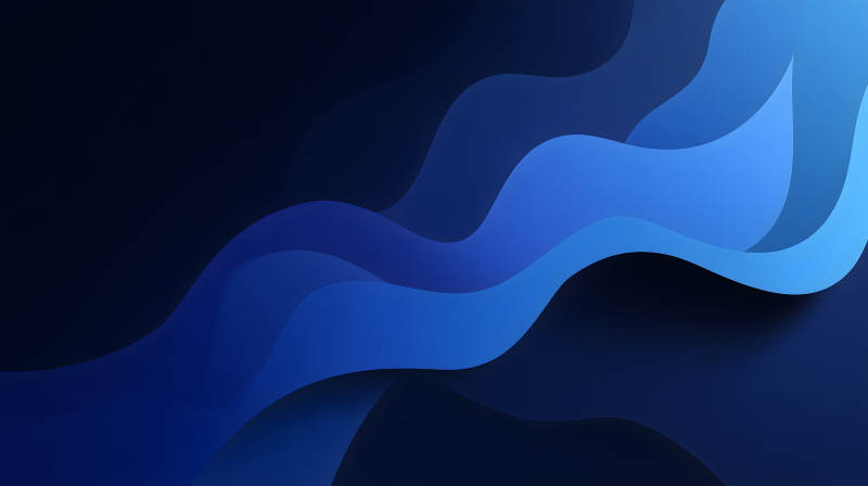 深蓝色的抽象波浪背景图片