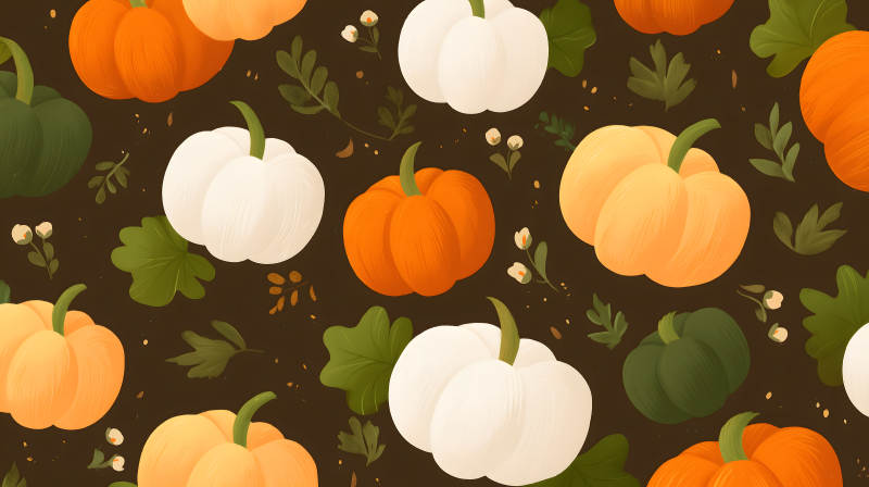 秋天的南瓜采摘季图片