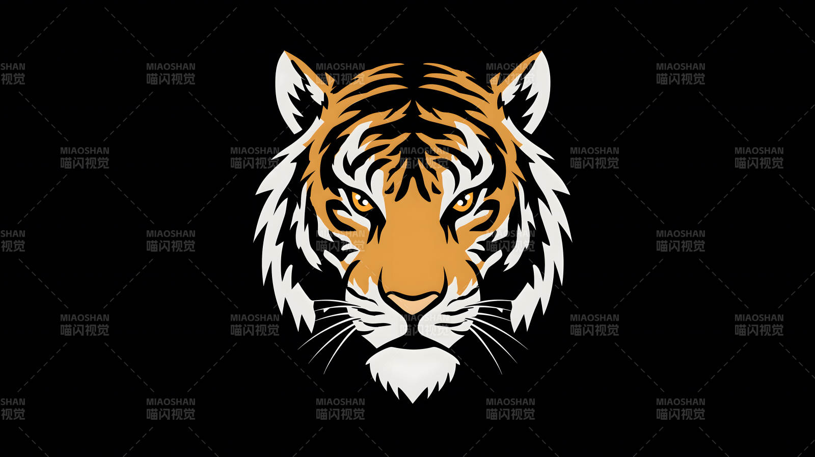 霸气威猛的老虎头像图片