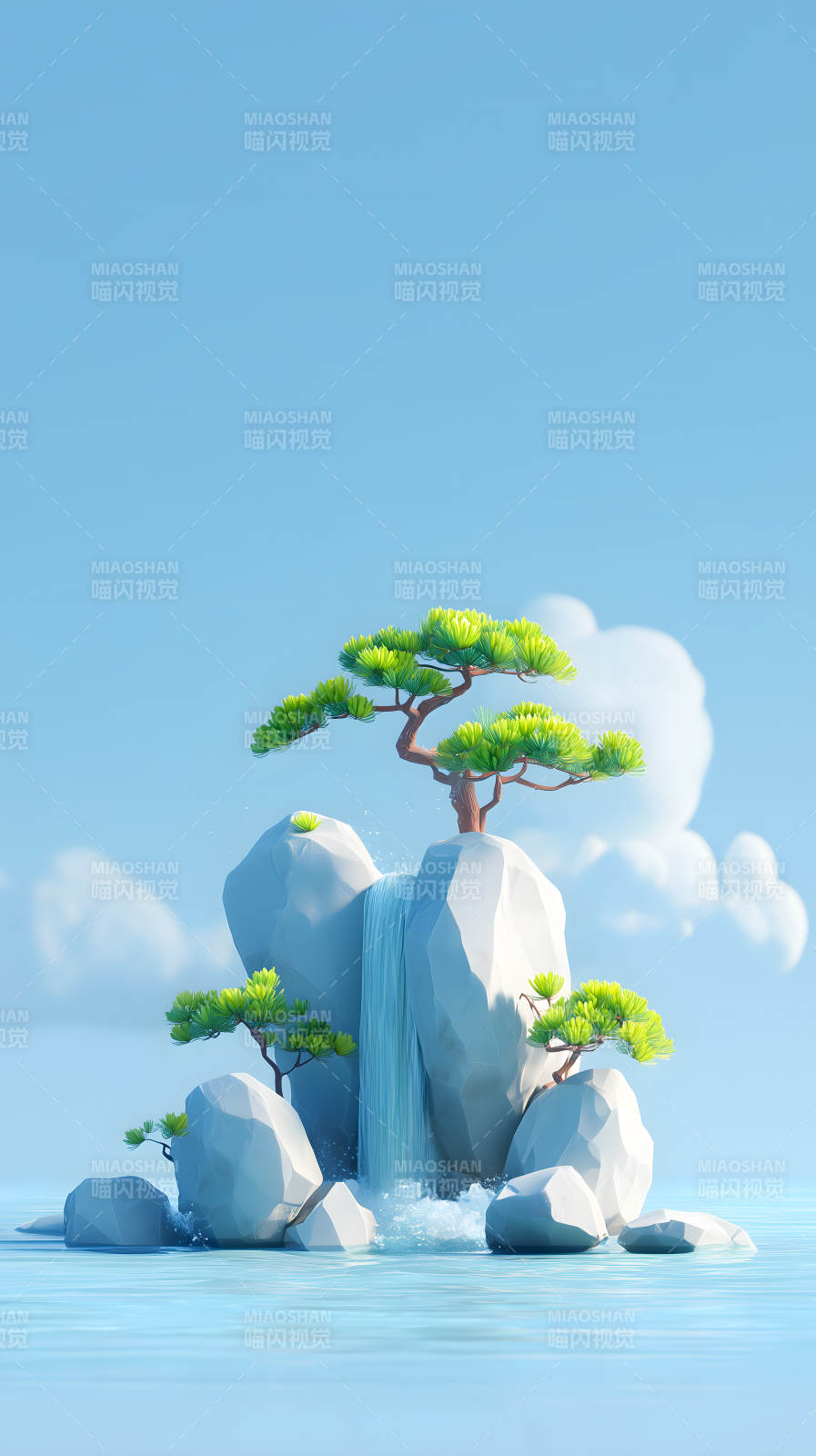 宁静祥和的世外桃源图片