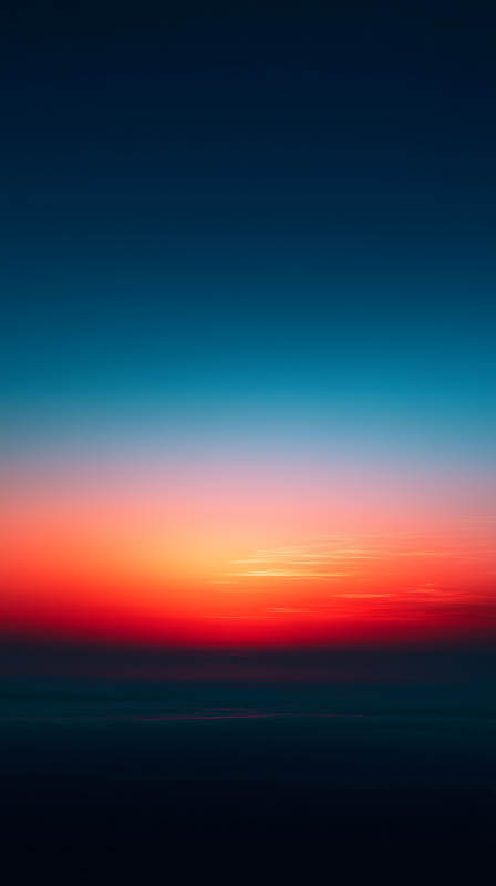 燃烧的落日与深邃夜空图片