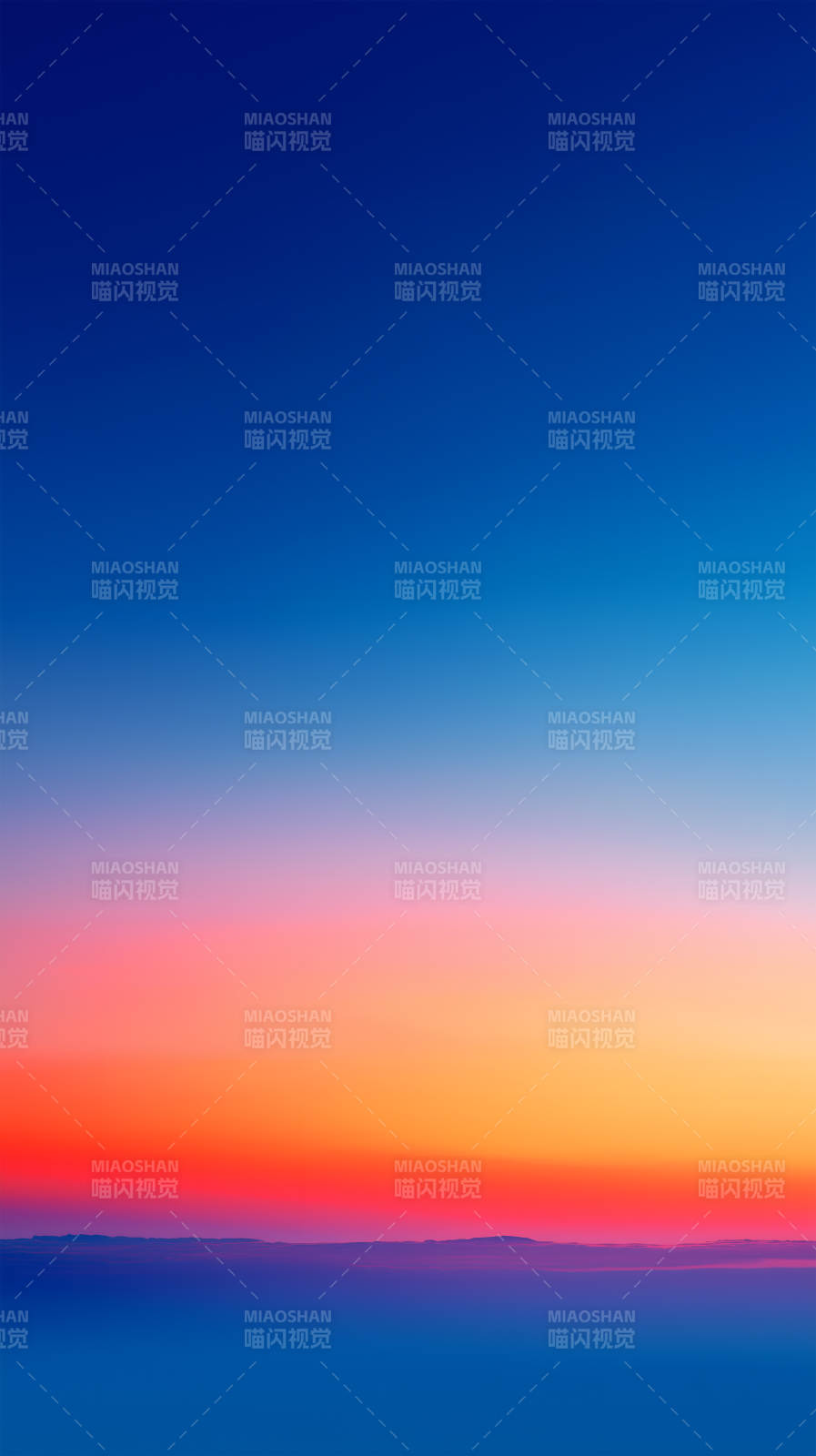 梦幻般的日落晚霞图片