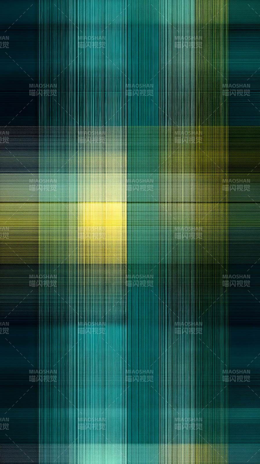 抽象的绿色和黄色条纹图案图片