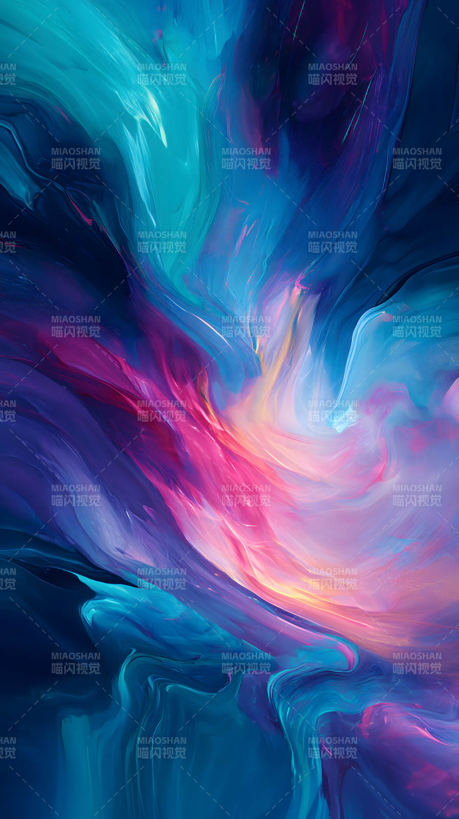 梦幻般的色彩交融图片