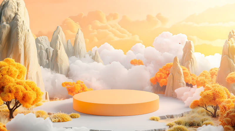 云端仙境展示台图片