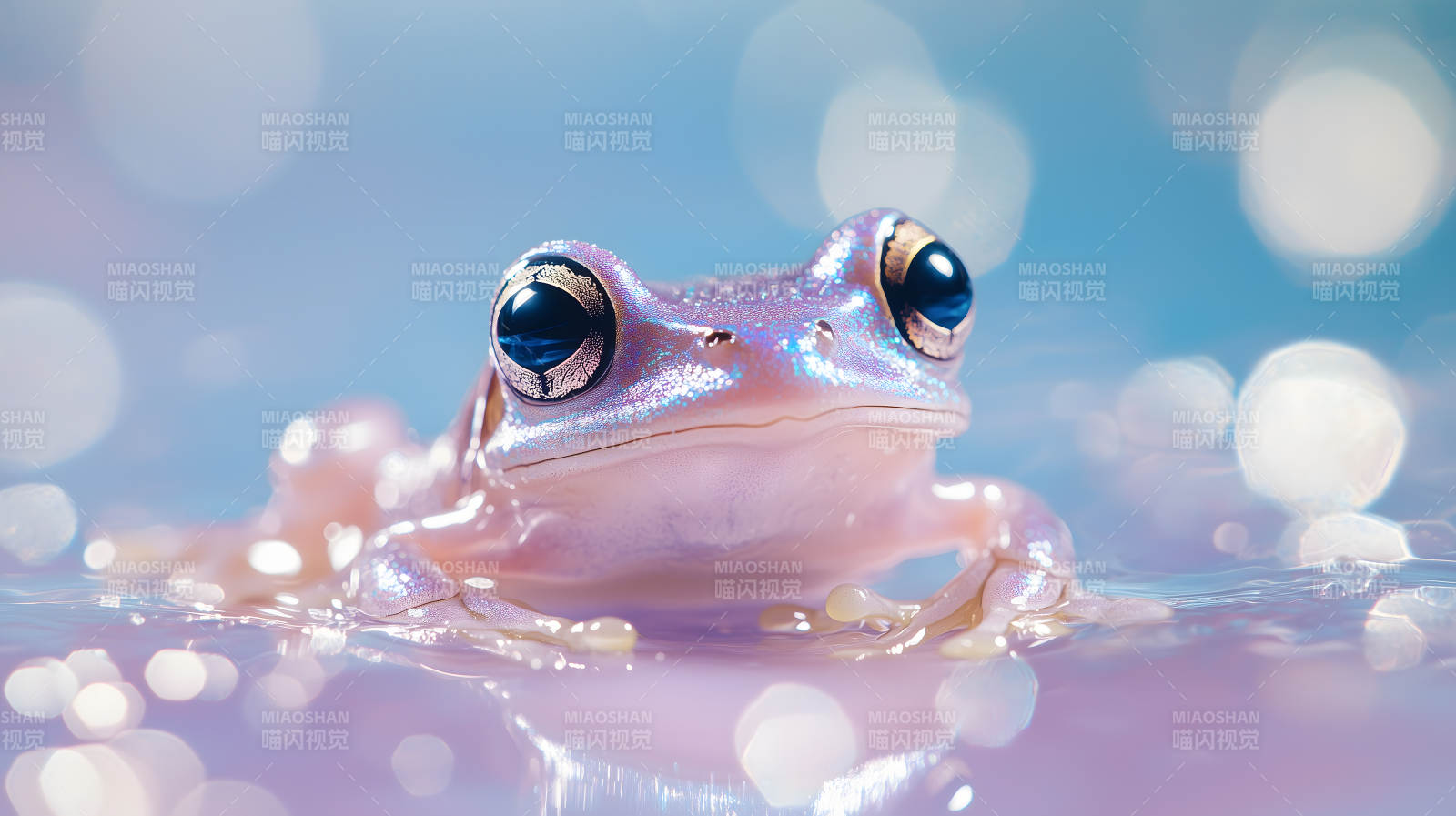 梦幻般的玻璃蛙图片