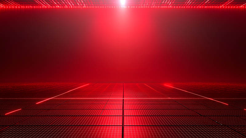 红色科技感未来背景图片