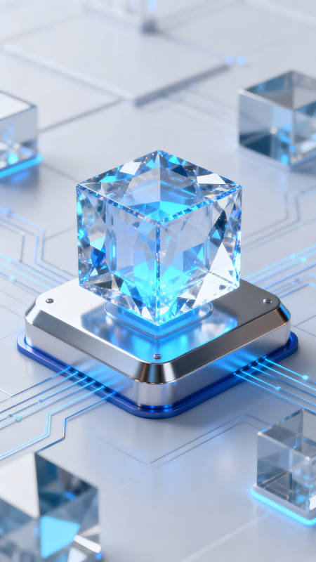 未来科技立方体抽象艺术图片